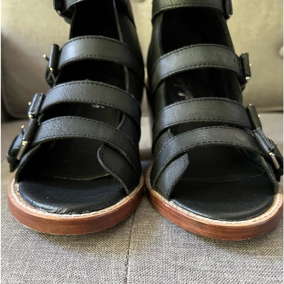 FREE PEOPLE BUCKLE UP BABY BLOCK HEELS - Picture 7 of 11